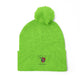Pom-Pom Knit Cap (Embroidery)