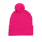 Pom-Pom Knit Cap (Embroidery)
