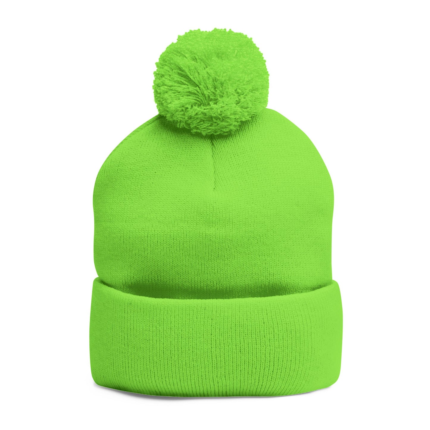 Pom-Pom Knit Cap (Embroidery)