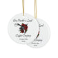 Ceramic Ornaments, 2-Side Print, (1pc, 3pcs, 5pcs, 10pcs)