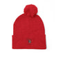 Pom-Pom Knit Cap (Embroidery)